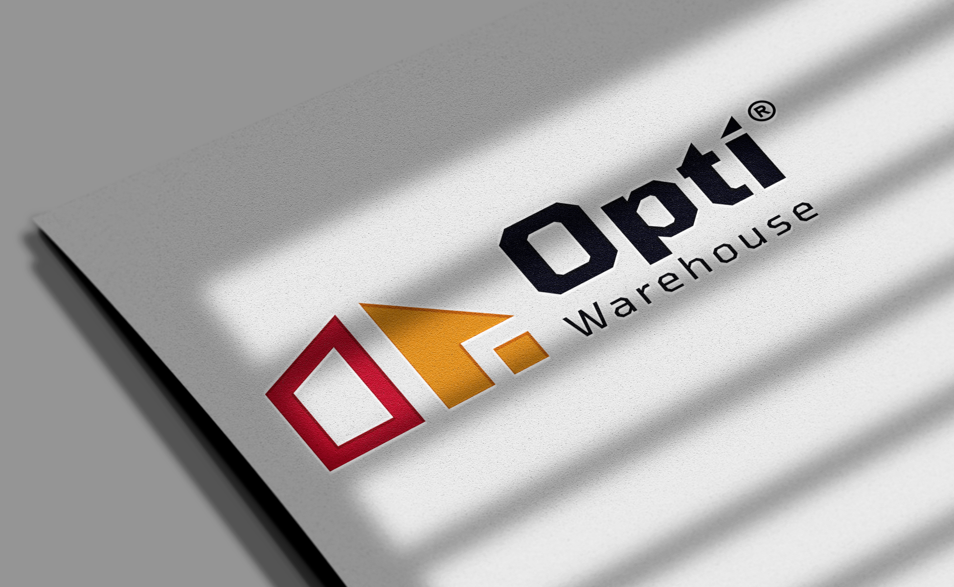 A modern warehouse with optimized storage systems and streamlined processes, symbolizing the efficiency provided by OptiWarehouse.com.