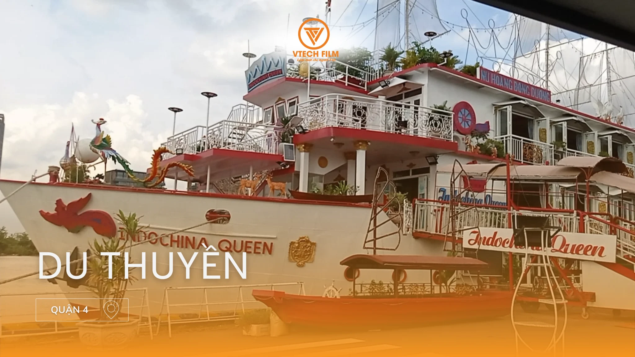Du thuyền Indochina Queen Quận 4