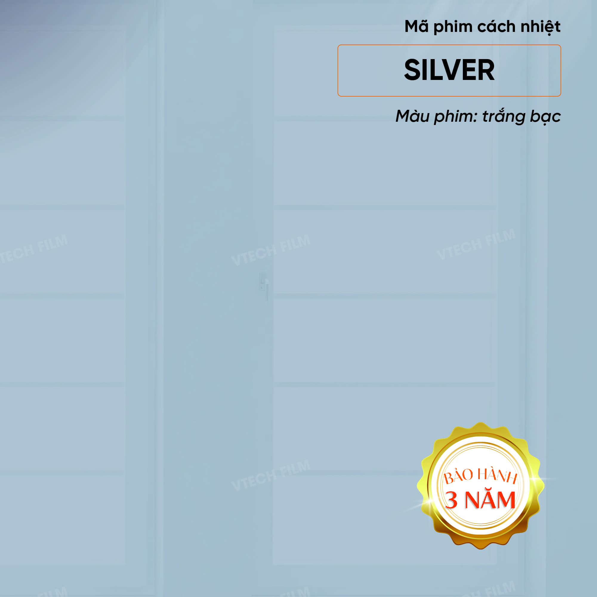 PHIM CÁCH NHIỆT NANO CERAMIC VTECHFILM SILVER - Image 2