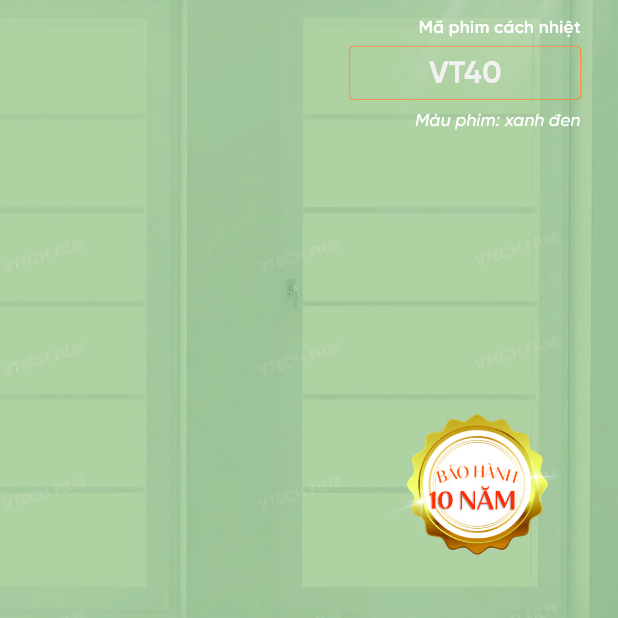 PHIM CÁCH NHIỆT PHẢN XẠ NHIỆT VTECHFILM VT40 - Image 2