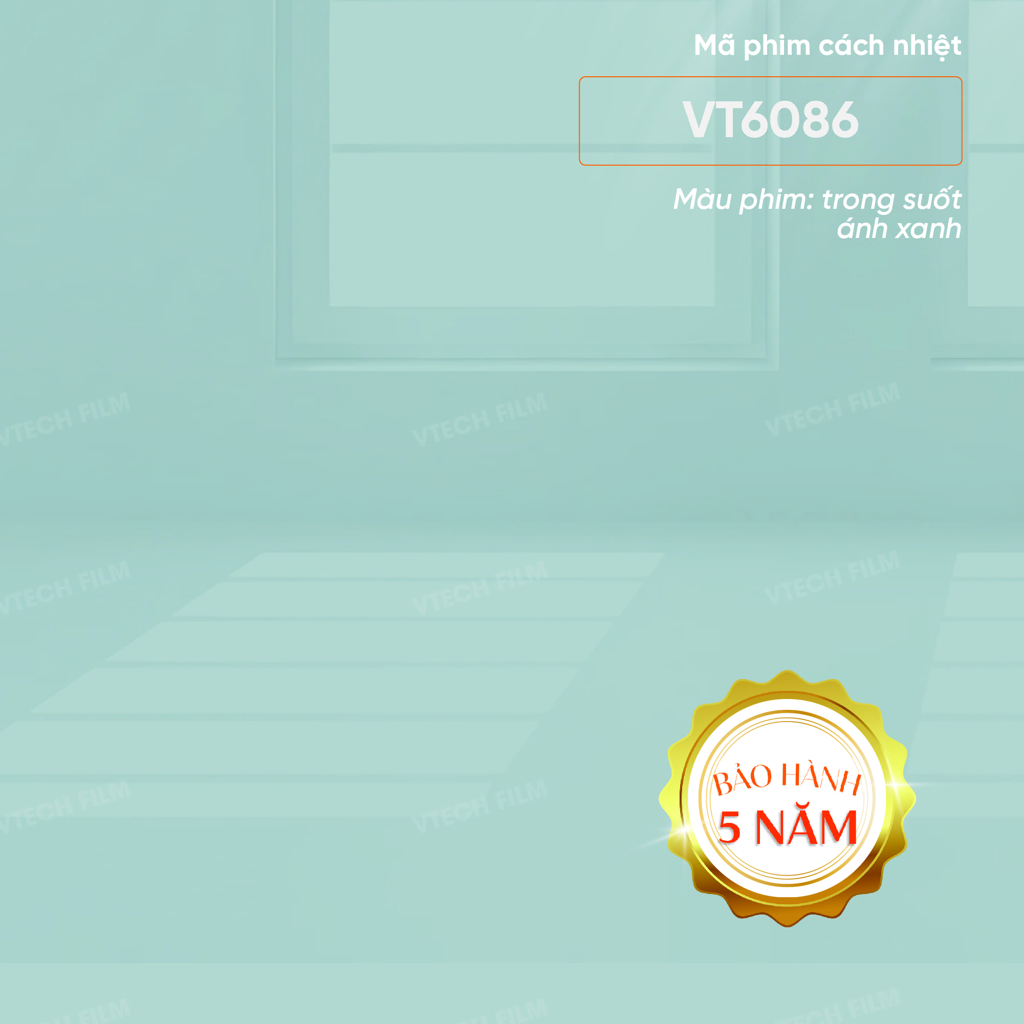 PHIM CÁCH NHIỆT NANO CERAMIC VTECHFILM VT6086 - Image 2