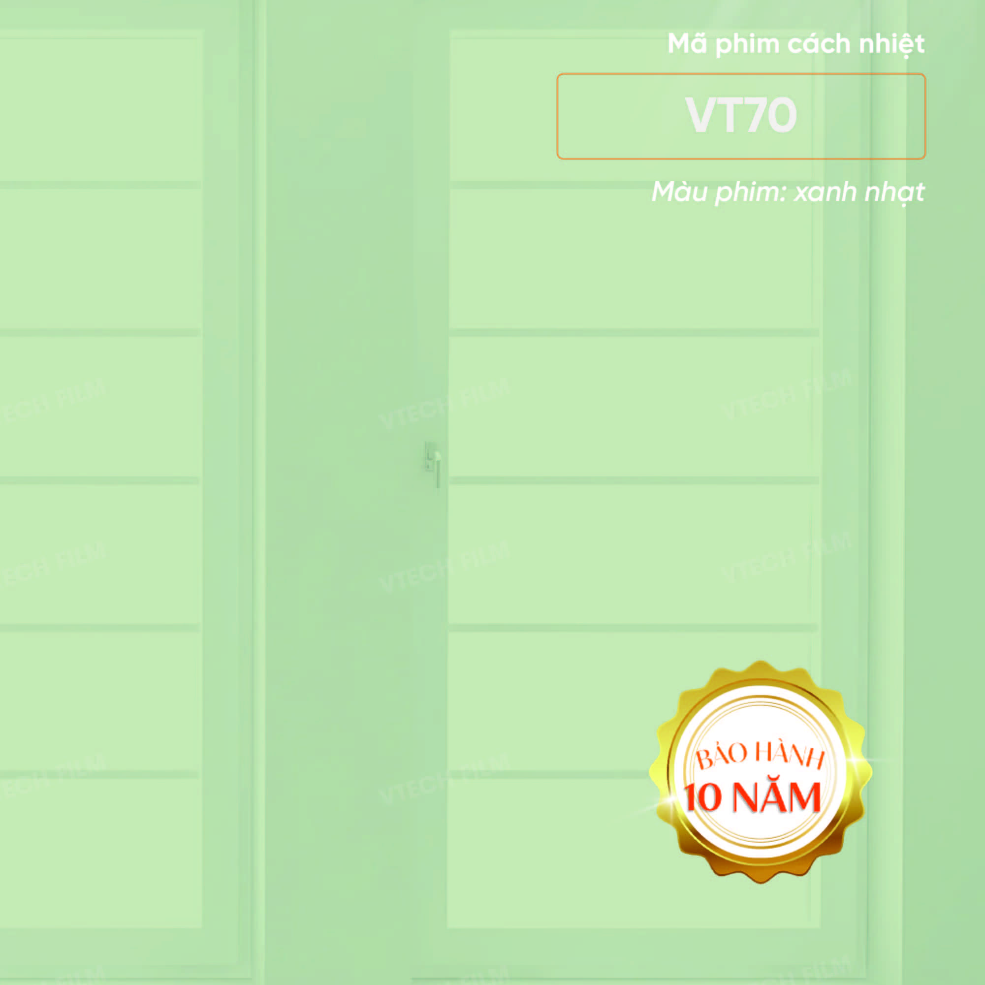 PHIM CÁCH NHIỆT PHẢN XẠ NHIỆT VTECHFILM VT70 - Image 2